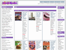 Tablet Screenshot of cook-books.com.au