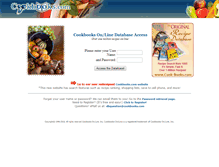 Tablet Screenshot of cook-books.com